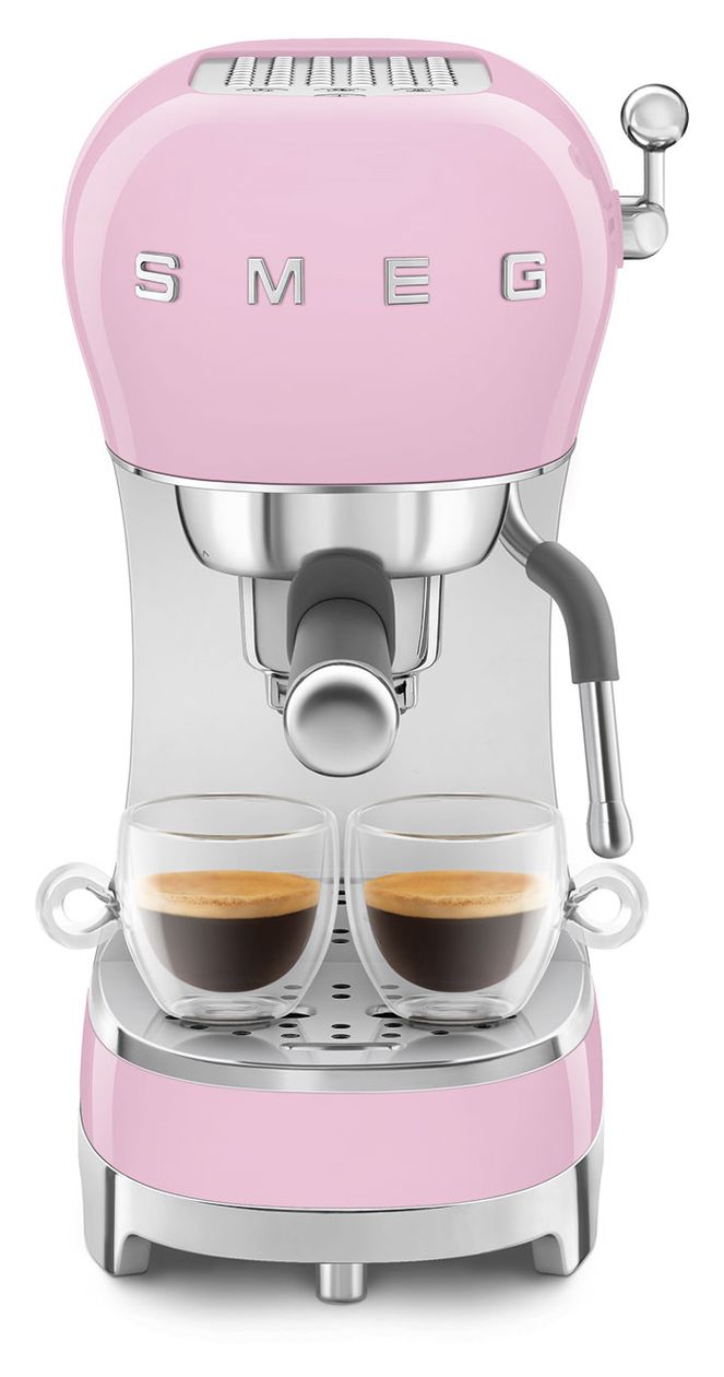 ECF02PKEU Siebträger Kaffeemaschine 15 bar 1350 W  (Pink) 