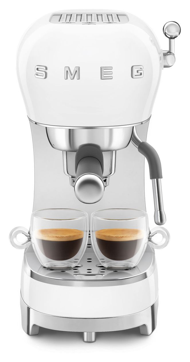ECF02WHEU Siebträger Kaffeemaschine 15 bar 1350 W  (Weiß) 