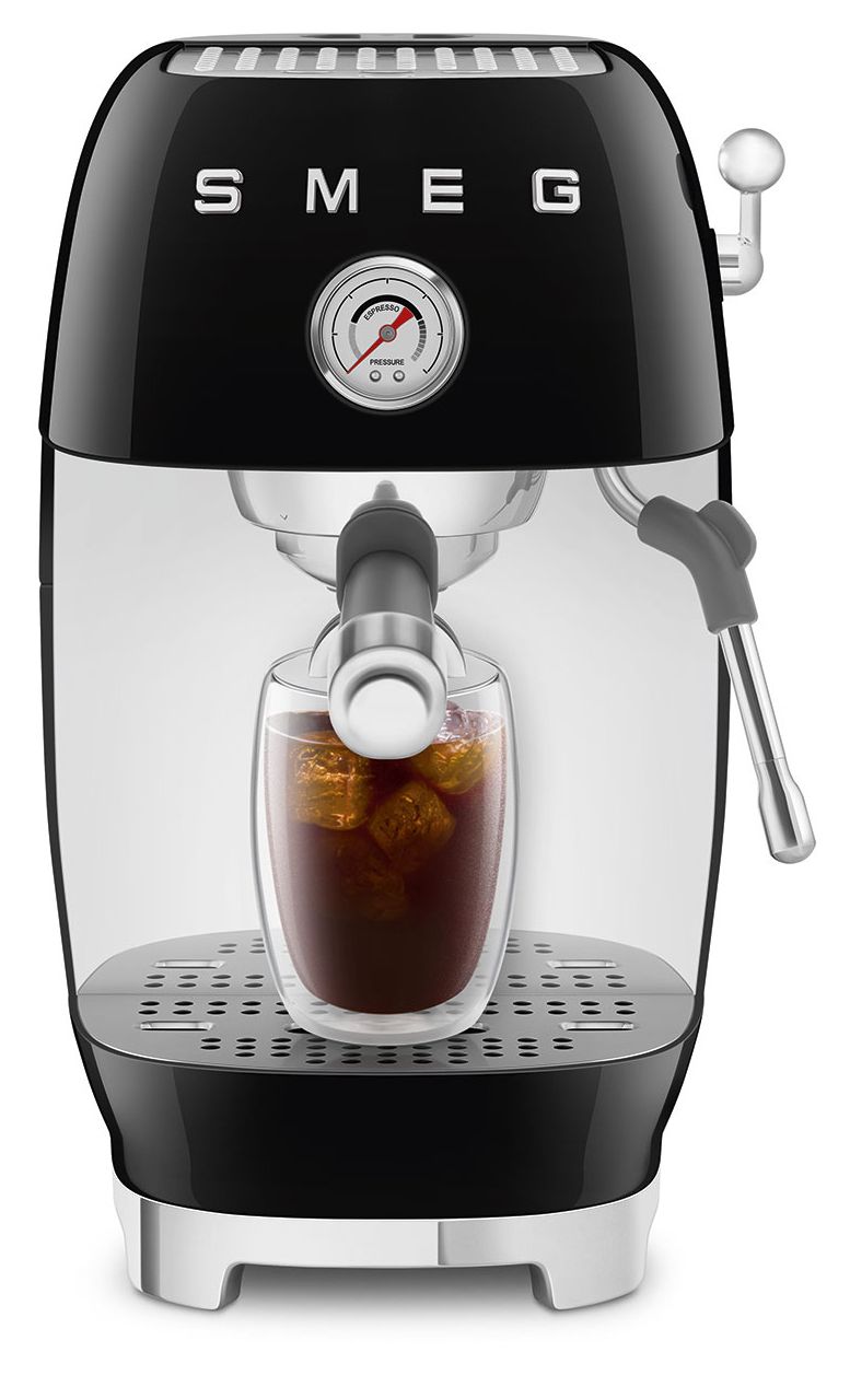 ECF03BLEU Siebträger Kaffeemaschine 15 bar 1480 W  (Schwarz) 