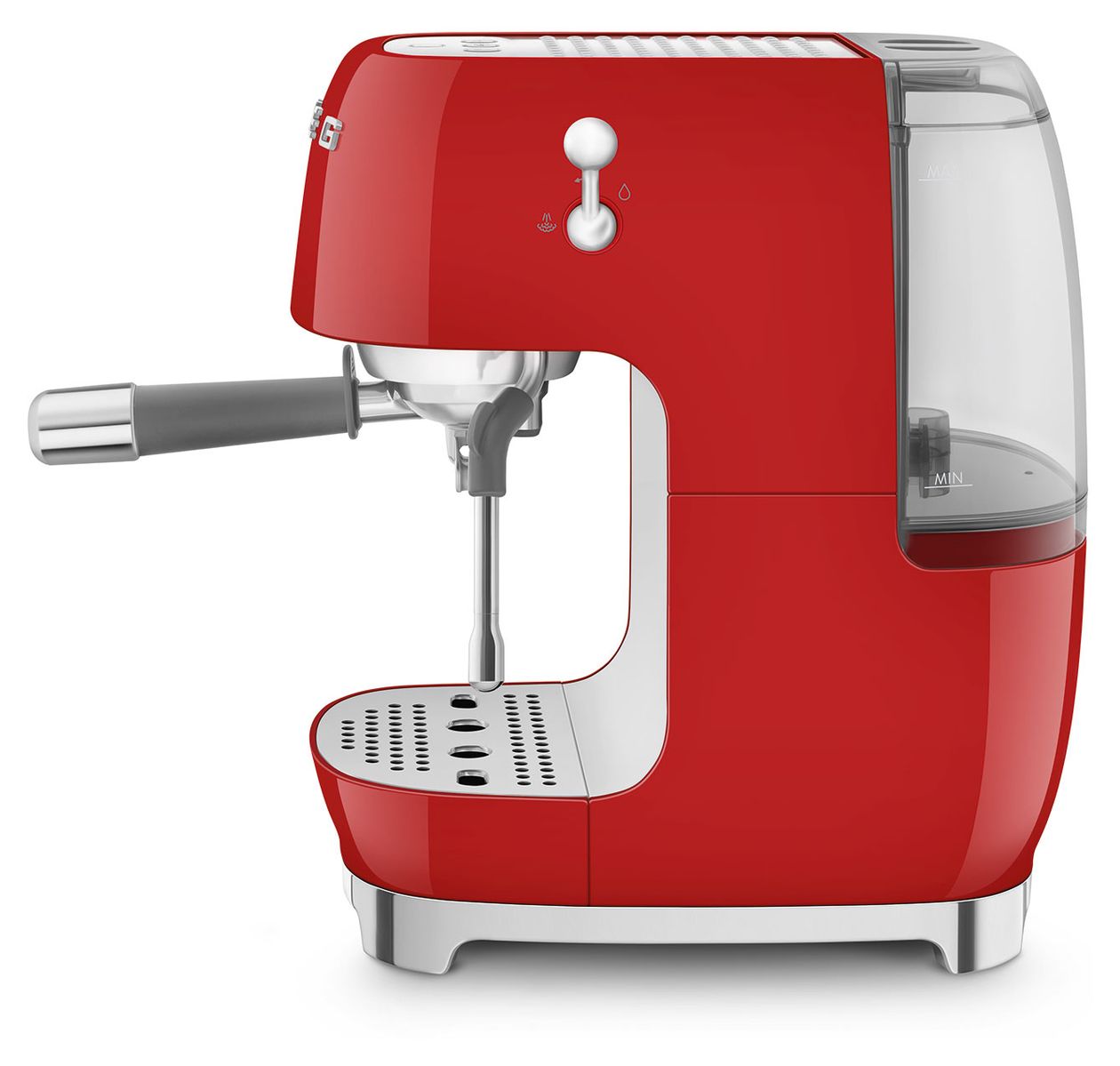 ECF03RDEU Siebträger Kaffeemaschine 15 bar 1480 W  (Rot) 