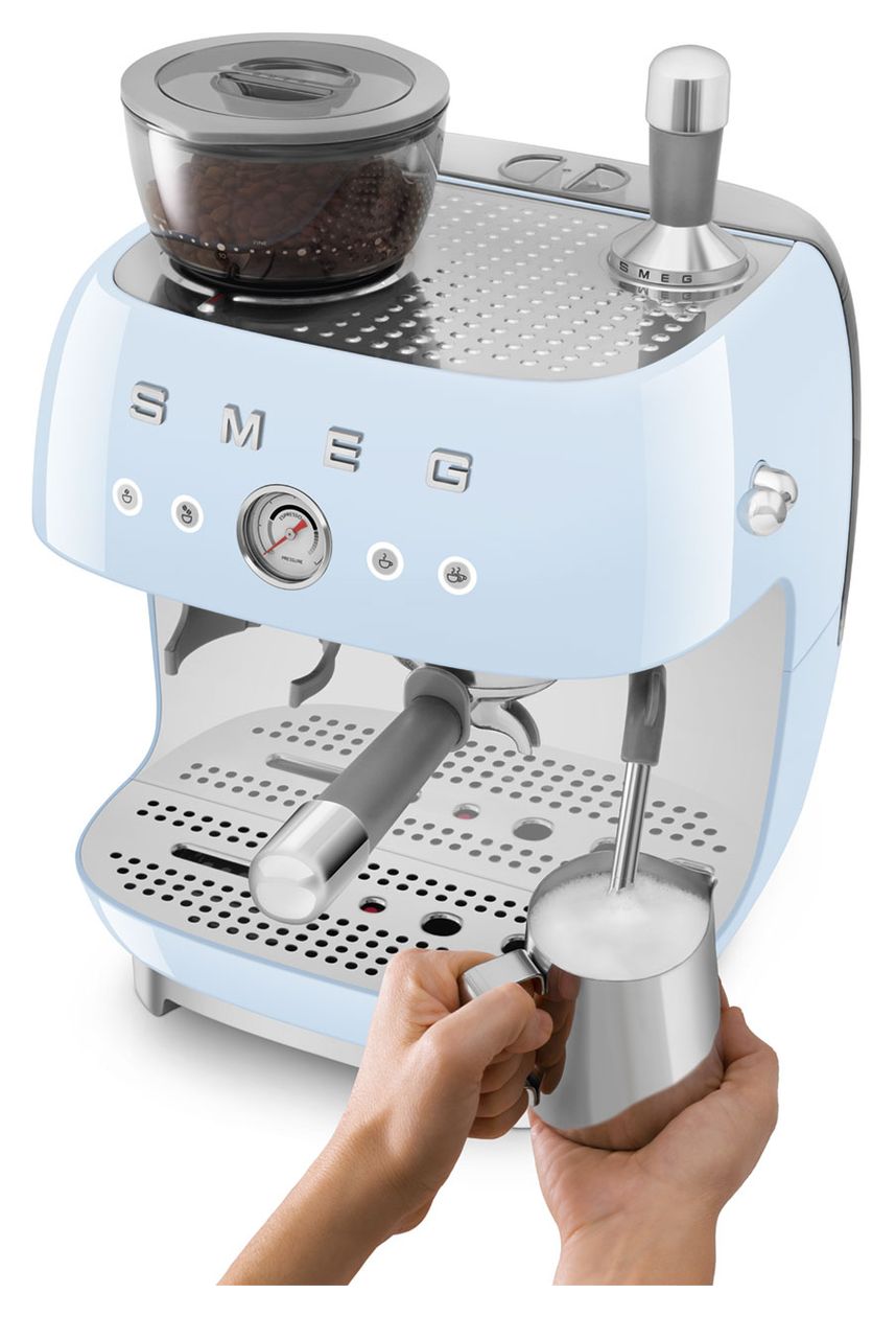 EGF03PBEU Siebträger Kaffeemaschine 15 bar 1650 W  (Blau) 