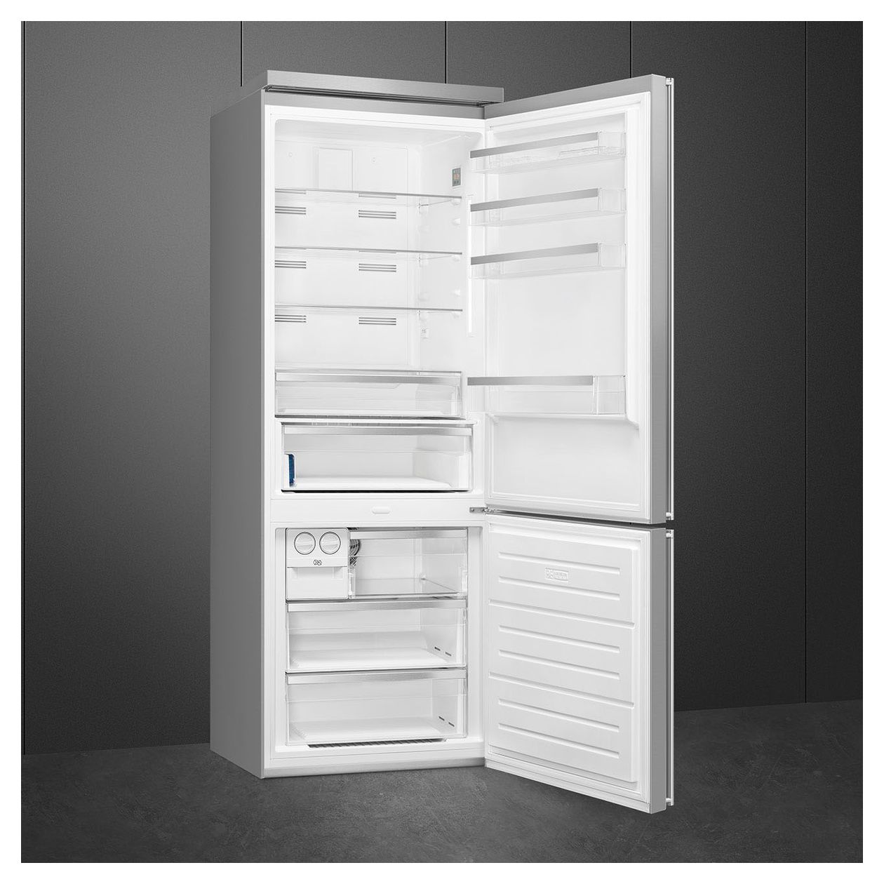 FA3905RX5 344 l / 137 l Kühl-Gefrierkombi freistehend NoFrost 285 kWh Jahr  (Edelstahl) 