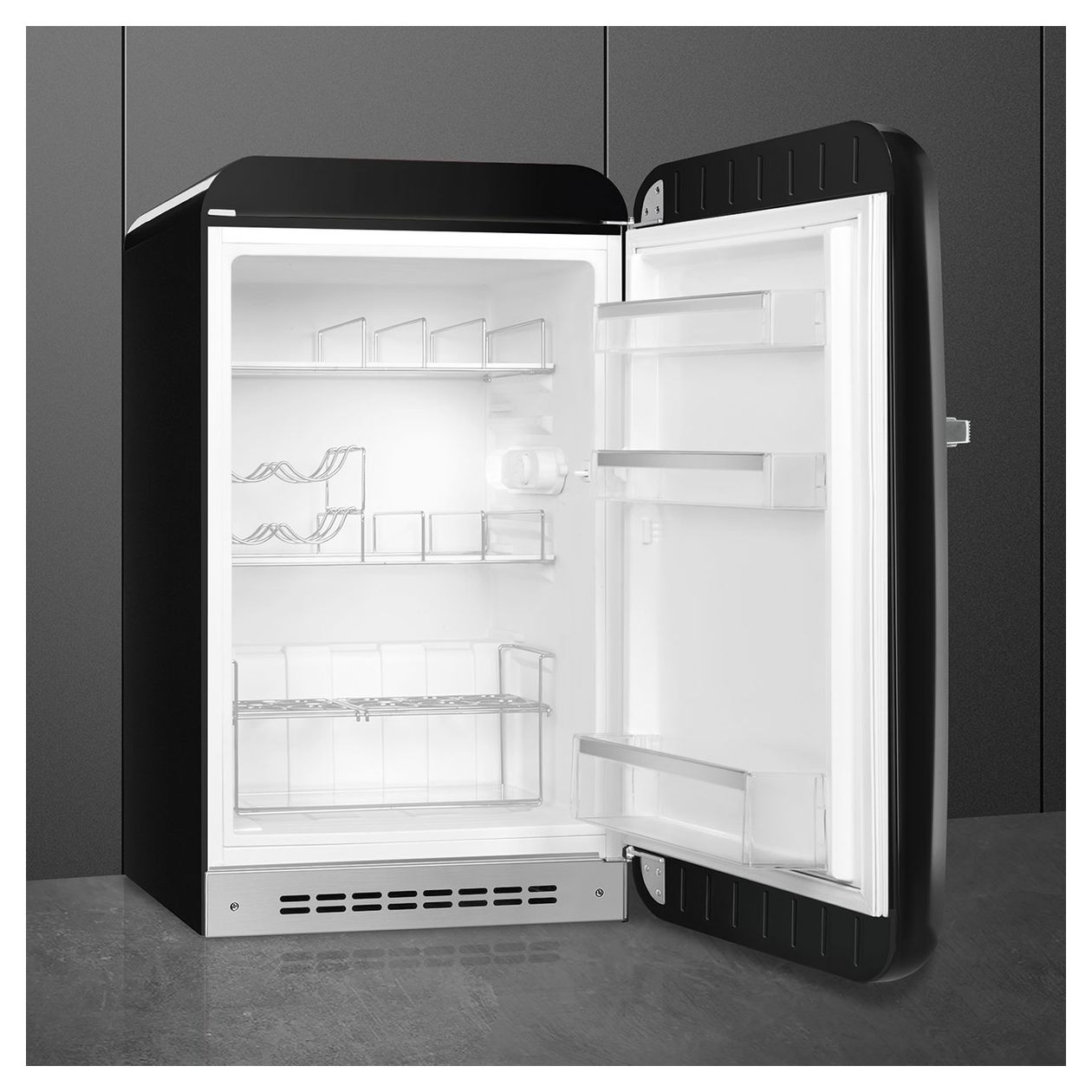 FAB10HRBL6 135 l / 135 l Kühlschrank freistehend EEK: D 72 kWh Jahr  (Schwarz) 