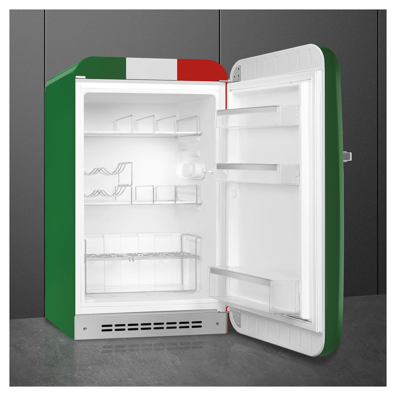 FAB10HRDIT6 135 l / 135 l Kühlschrank freistehend EEK: D 72 kWh Jahr  (Rot) 