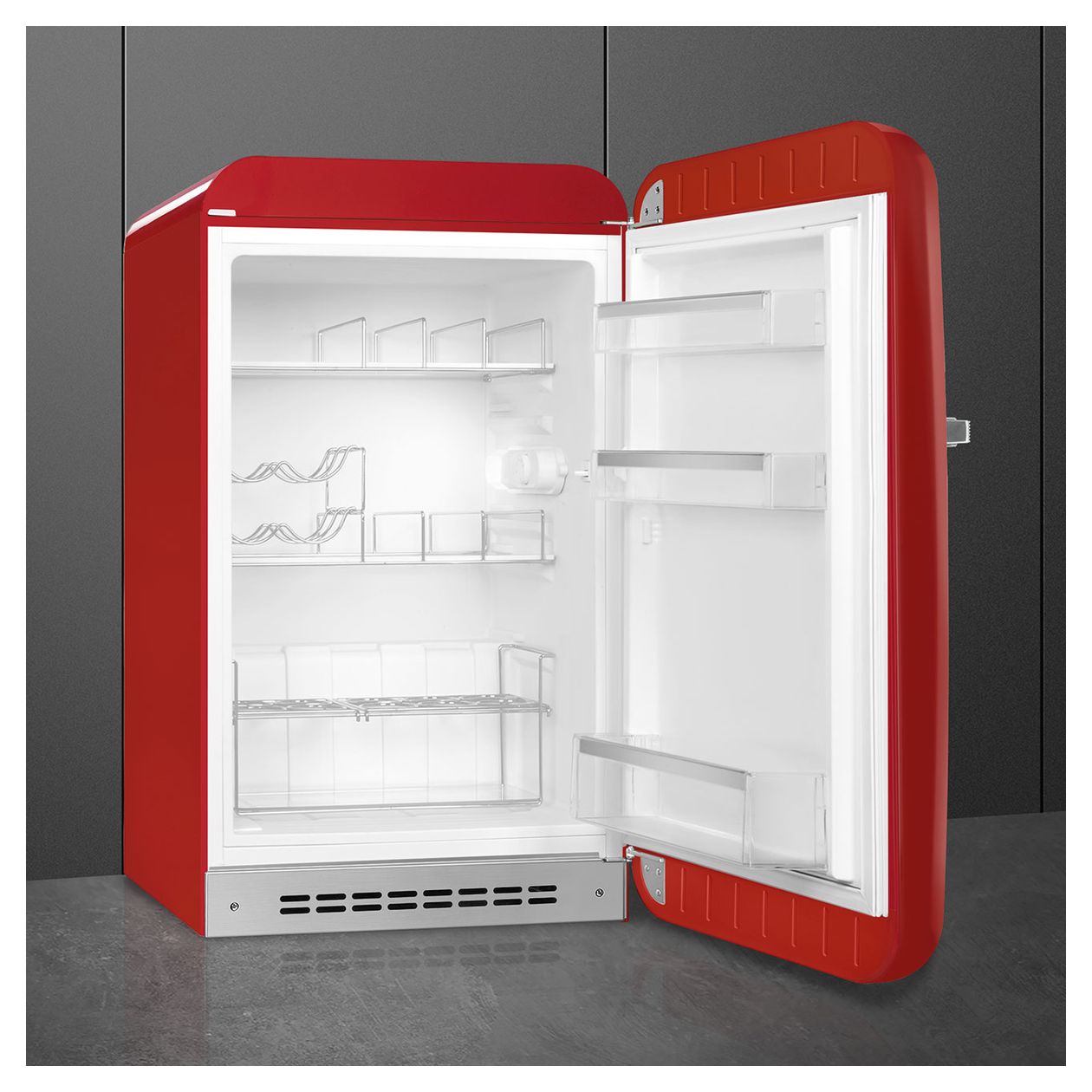 FAB10HRRD6 135 l / 135 l Kühlschrank freistehend EEK: D 72 kWh Jahr  (Rot) 