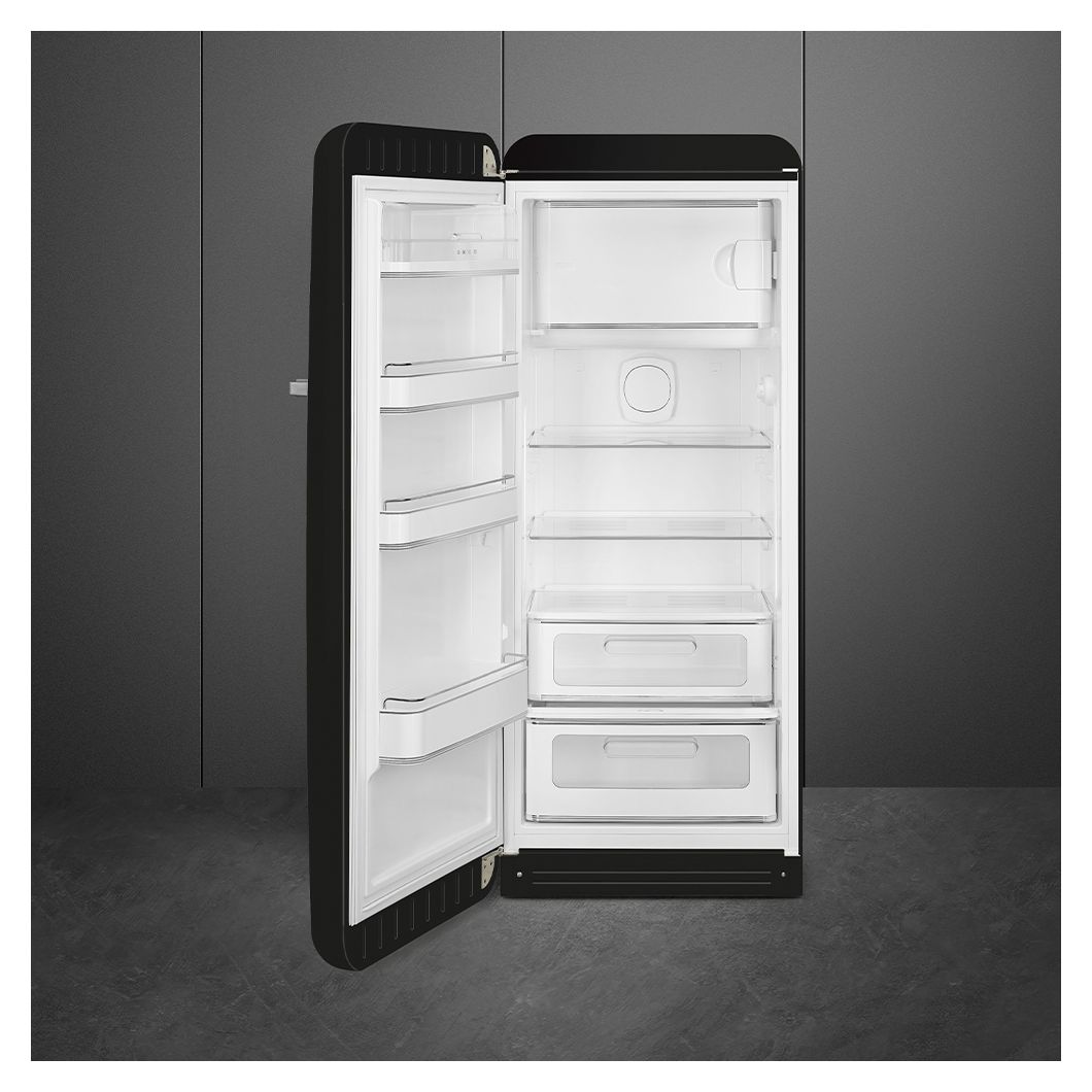 FAB28LBL6 270 l / 244 l Kühlschrank freistehend EEK: C 104 kWh Jahr  (Schwarz) 
