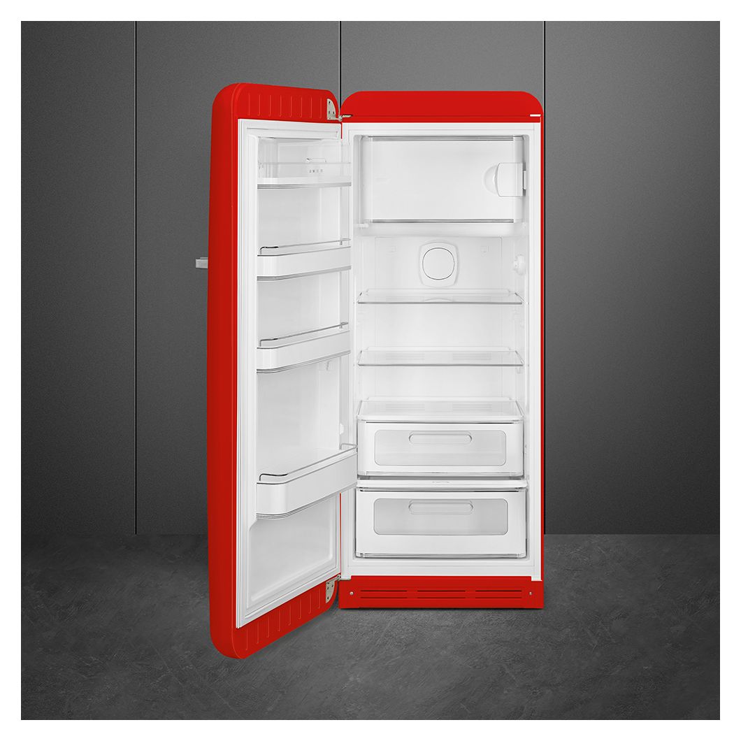 FAB28LRD6 270 l / 244 l Kühlschrank freistehend EEK: C 104 kWh Jahr  (Rot) 