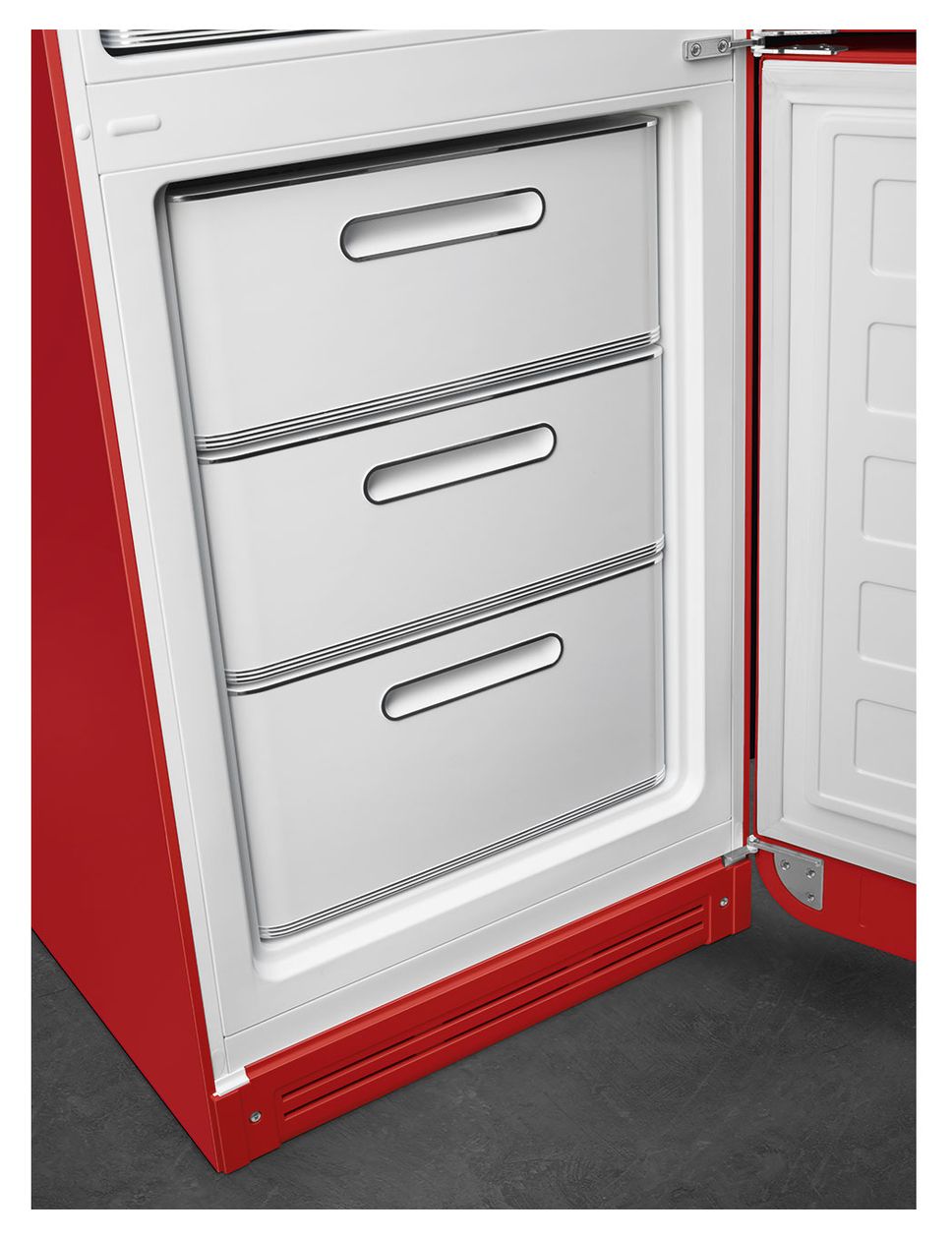 FAB32RRD6 234 l / 97 l Kühl-Gefrierkombi freistehend NoFrost 158 kWh Jahr  (Rot) 