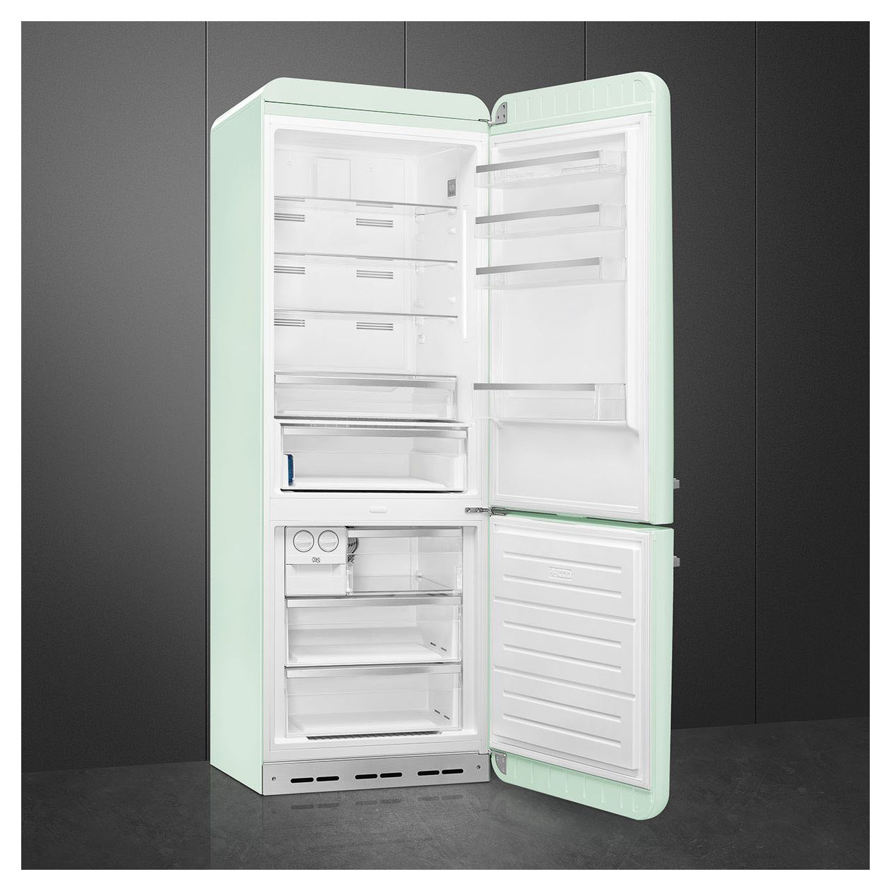 FAB38RPG6 344 l / 137 l Kühl-Gefrierkombi freistehend NoFrost 230 kWh Jahr  (Grün) 