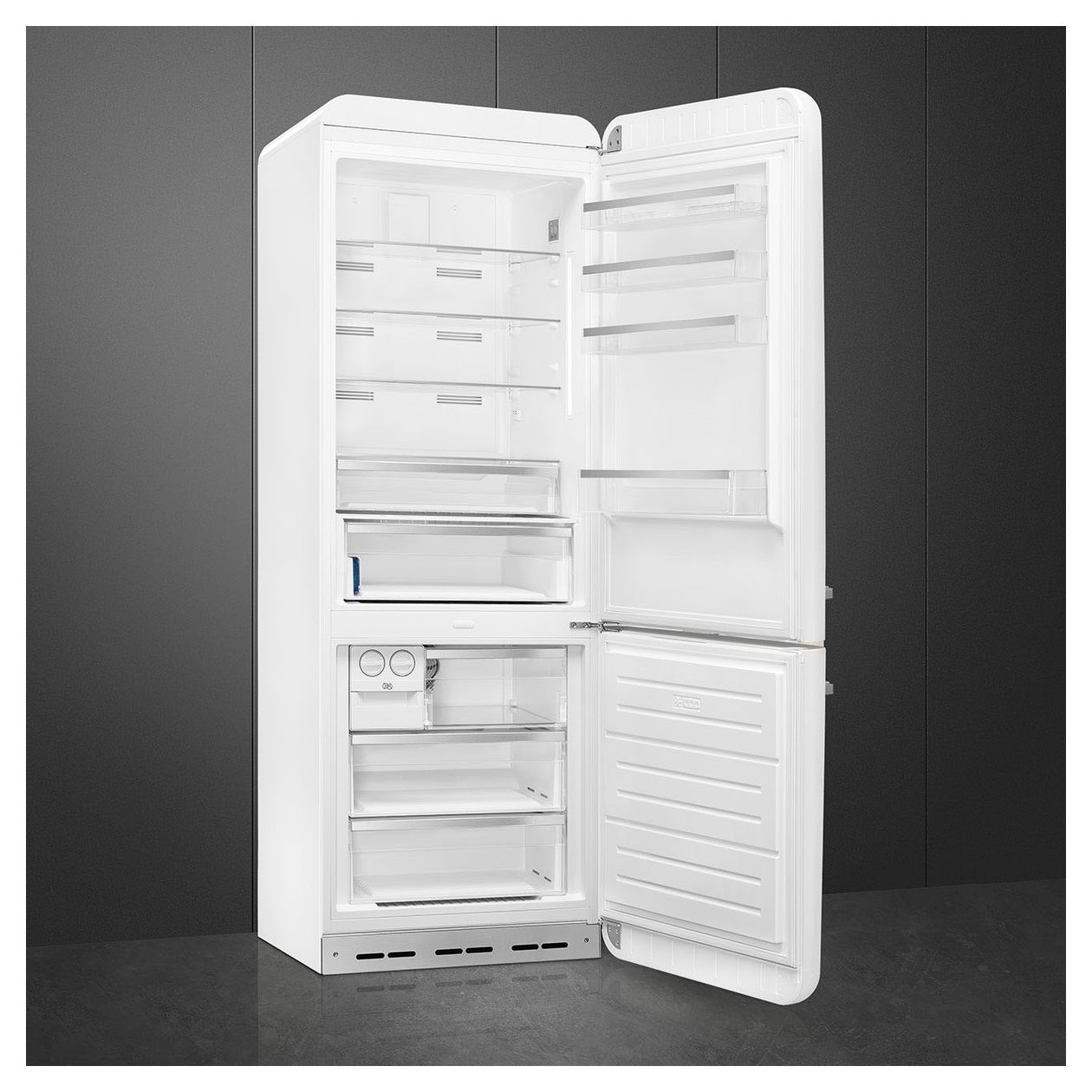 FAB38RWH6 344 l / 137 l Kühl-Gefrierkombi freistehend NoFrost 230 kWh Jahr  (Weiß) 