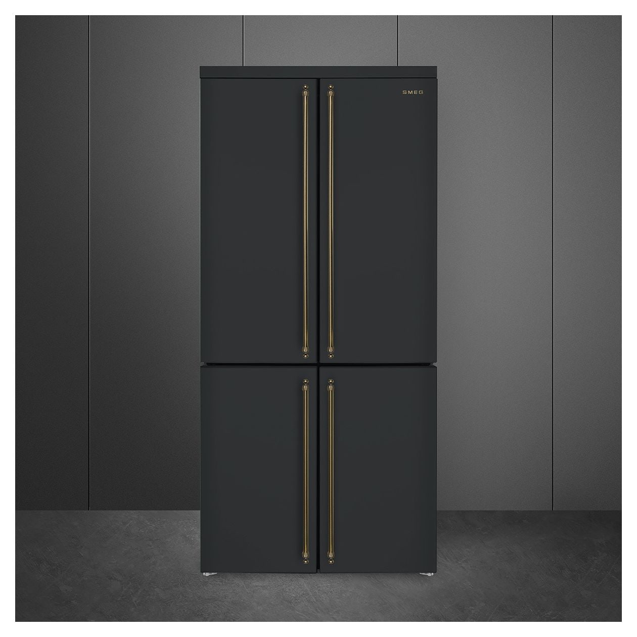 FQ60CAO6 Side-by-Side Kühl-/ Gefrierkombination 376 l / 196 l 338 kWh NoFrost 1870 mm x 915 mm  (Anthrazit) 
