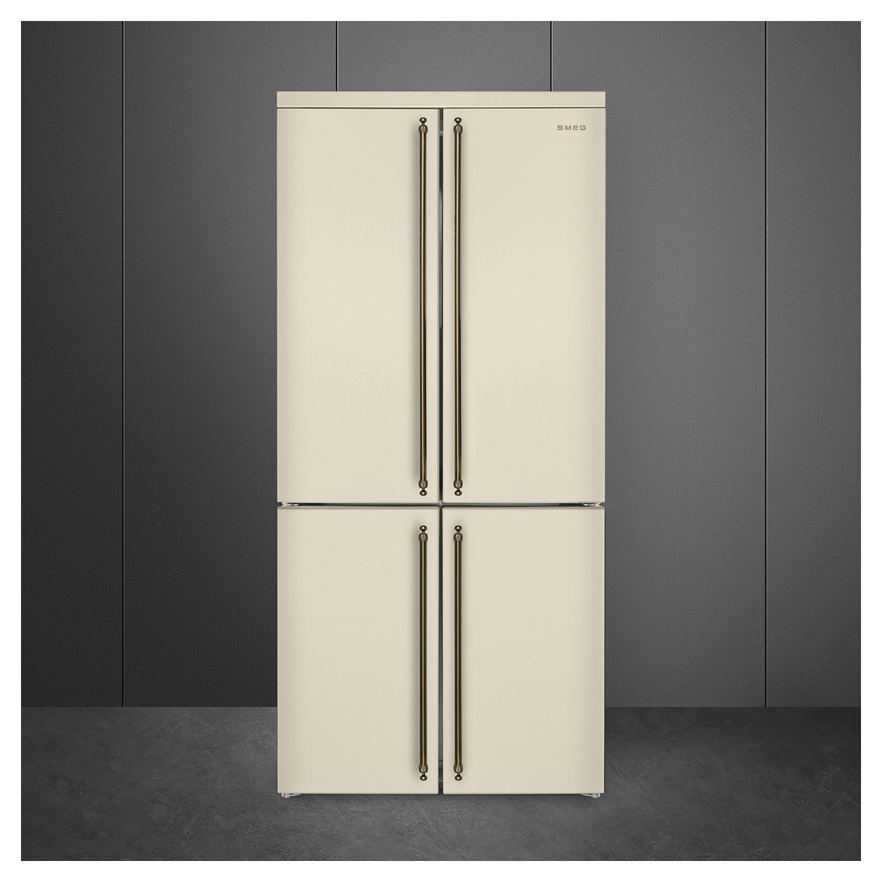 FQ60CPO6 Side-by-Side Kühl-/ Gefrierkombination 376 l / 196 l 338 kWh NoFrost 1870 mm x 915 mm  (Cremefarben) 