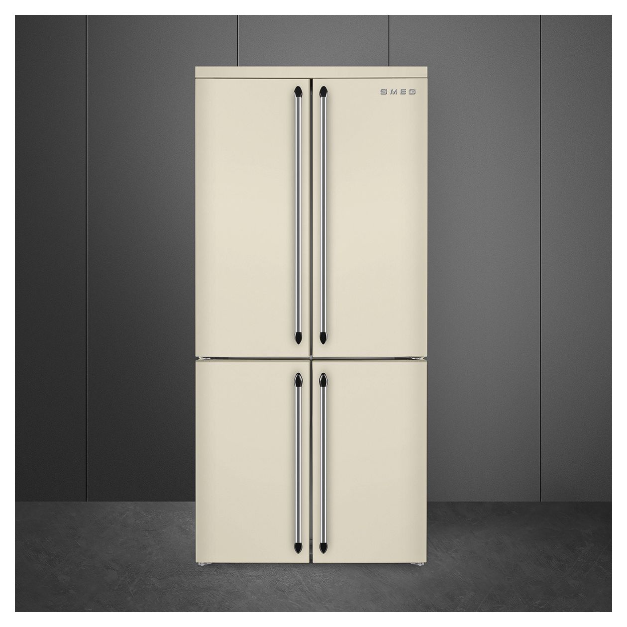 FQ960P6 Side-by-Side Kühl-/ Gefrierkombination 376 l / 196 l 338 kWh NoFrost 1870 mm x 915 mm  (Cremefarben) 