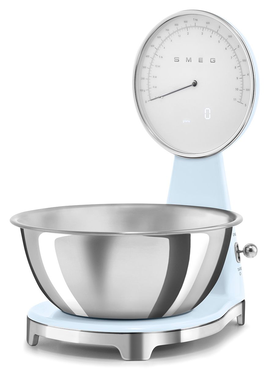 KSF01PBWW Elektronische Küchenwaage bis 5 kg Genauigkeit 1 g  (Blau) 