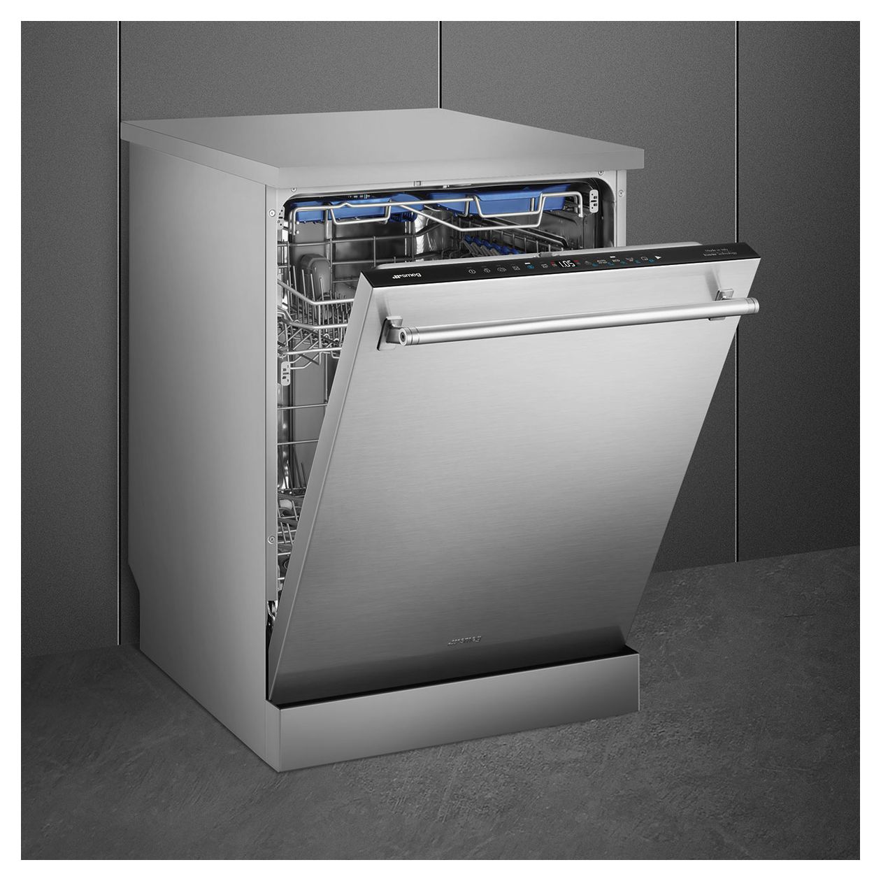 LVS345BQSTX 60 cm Geschirrspüler freistehend Leise 14 Maßgedecke aquaStop Funktion Natürlich/Natur 