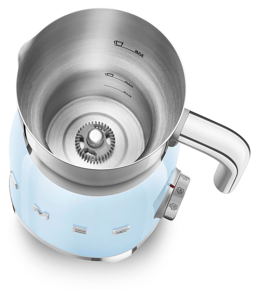 MFF01PBEU Milchaufschäumer Automatischer Milchaufschäumer/-wärmer ca. 250 ml  (Blau) 