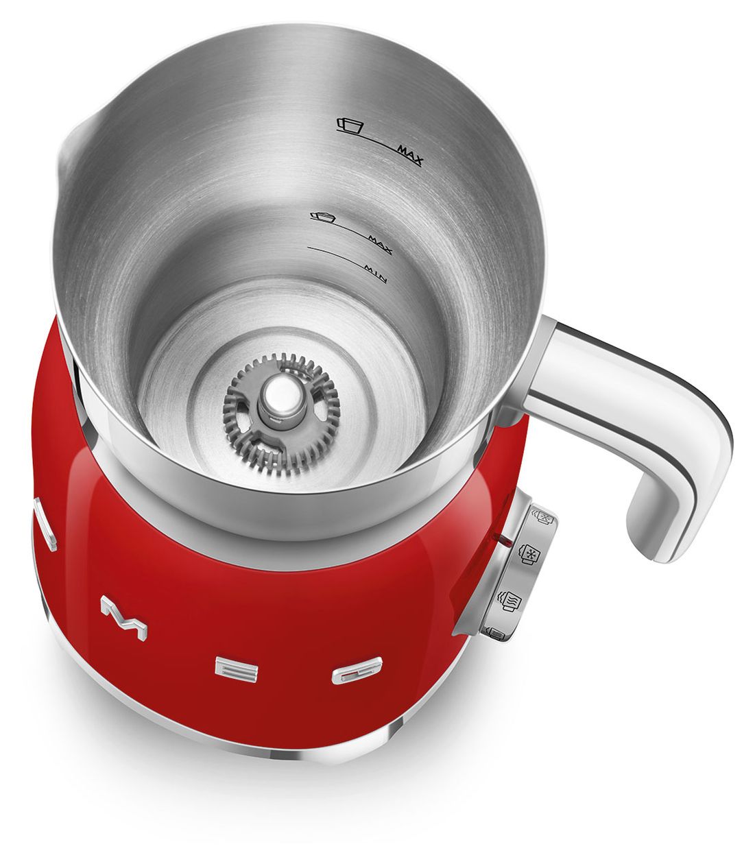 MFF11RD Milchaufschäumer Automatischer Milchaufschäumer/-wärmer ca. 250 ml  (Rot) 