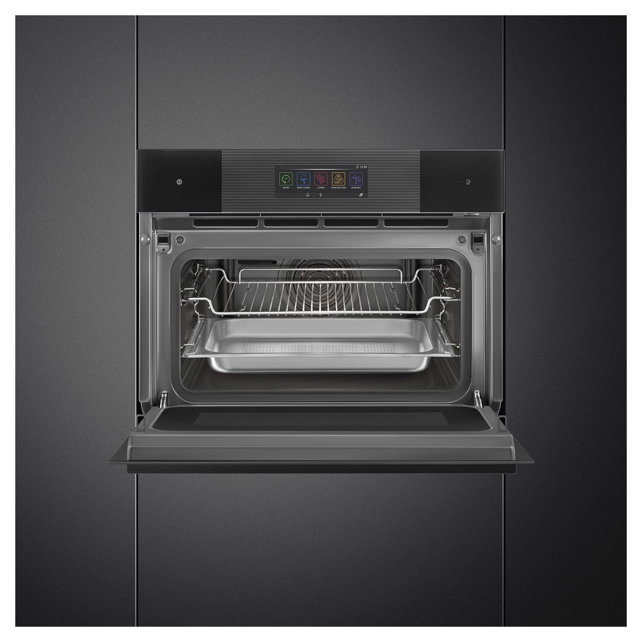 SO4106WAPB3 Einbaubackofen 40 l Dampfgaren Mikrowelle 