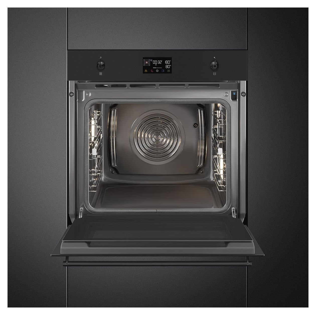 SOP6302S2PN Einbaubackofen 68 l Dampfgaren AutoClean 