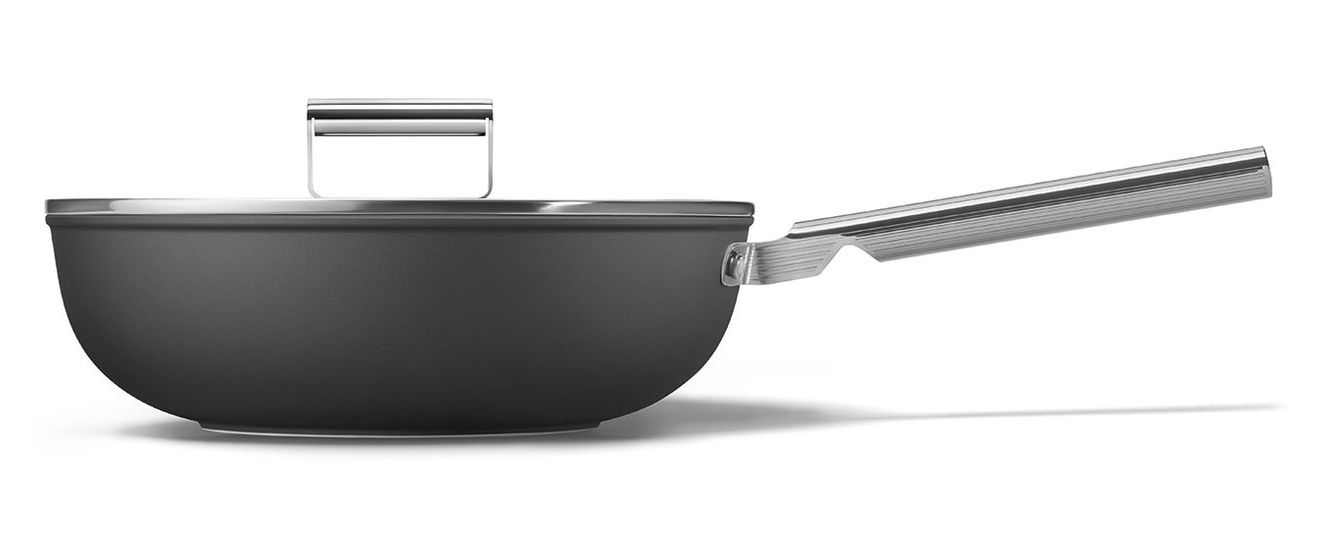 WOF3002BLM Wok 50's Style 30 cm Keramik beschichtet für alle Herdplatten und Backöfen bis 250° Spülmaschinengeeignet 