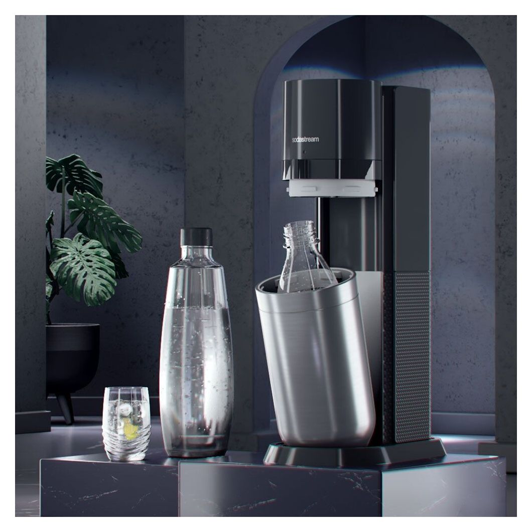 Duo Wassersprudler  (Schwarz, Edelstahl) 