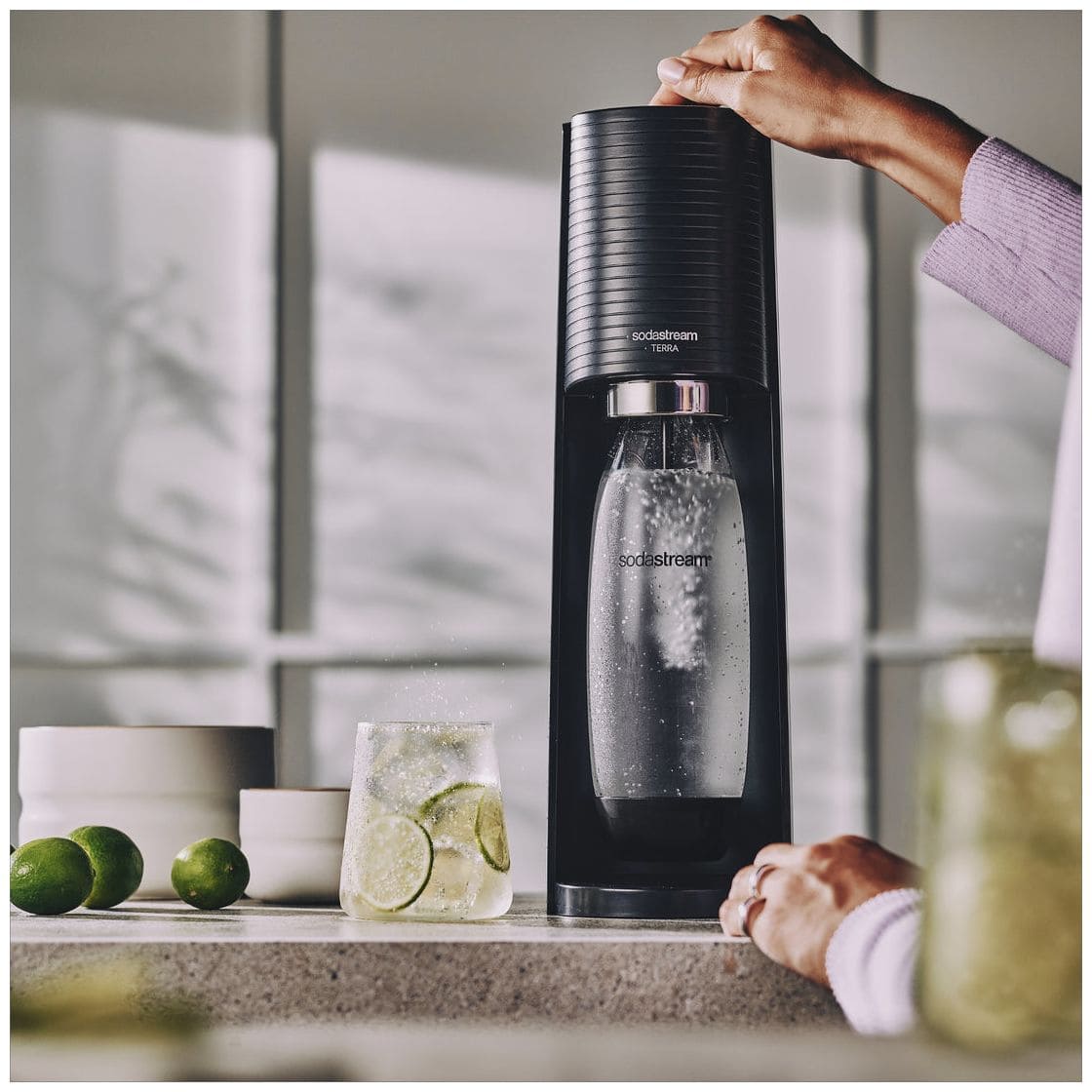SodaStream Trinkwassersprudler TERRA Vorteilspack inkl. 3  Kunststoffflaschen von expert Technomarkt
