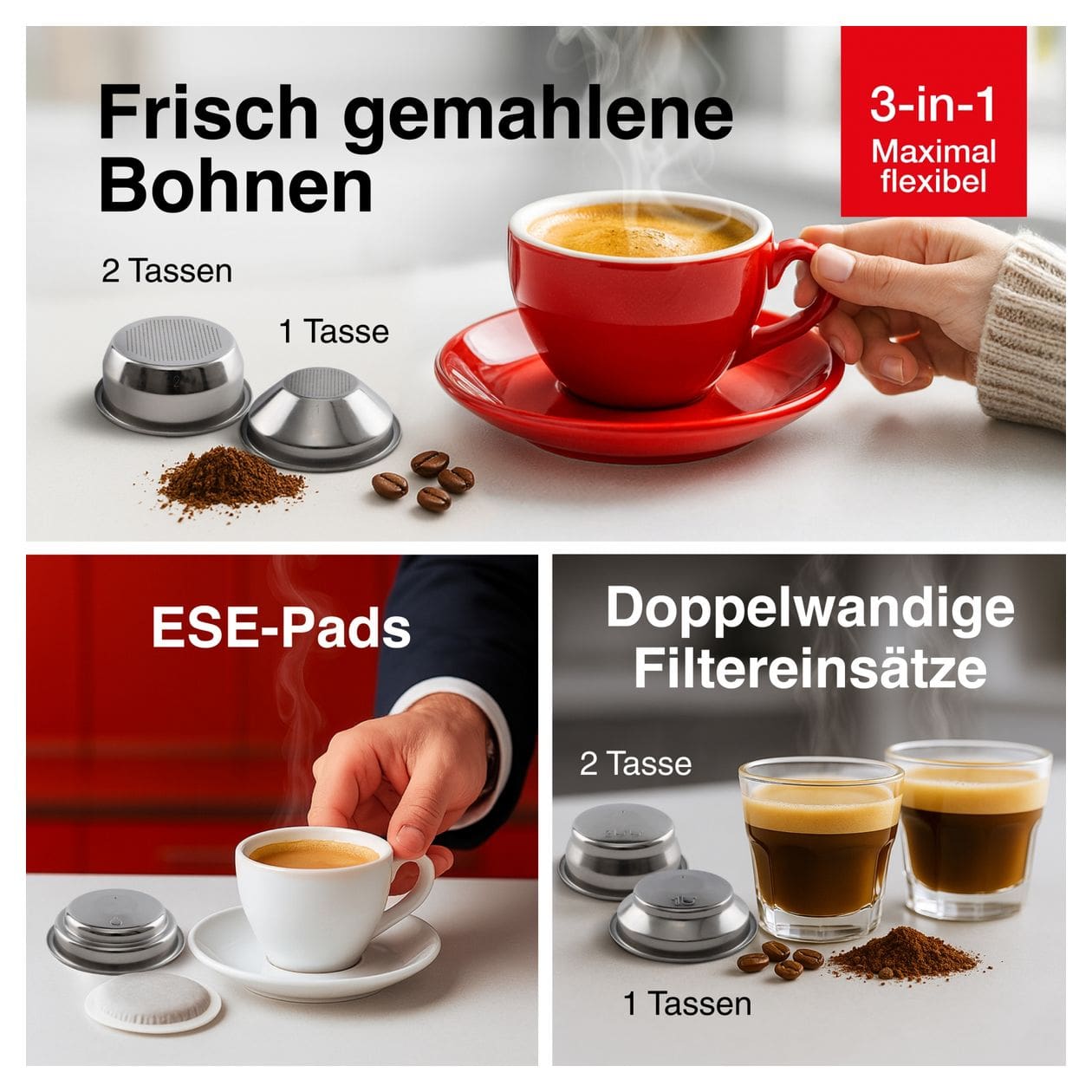 1170 Barista Perfetta Plus Siebträger Kaffeemaschine 15 bar 1700 W  (Blau) 