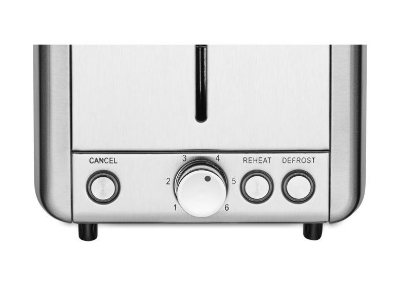 920.12 Steel Toaster 925 W 2 Scheibe(n) 6 Stufen  (Edelstahl) 