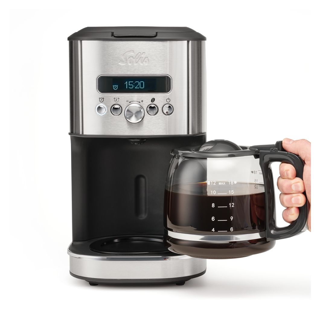 Aroma Brewer Filterkaffeemaschine 1,7 l (Schwarz, Stahl, Transparent) 