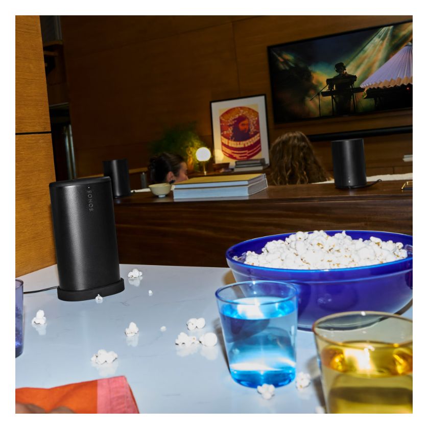 Play Wlan Lautsprecher mit Bluetooth Amazon Alexa  (Schwarz) 