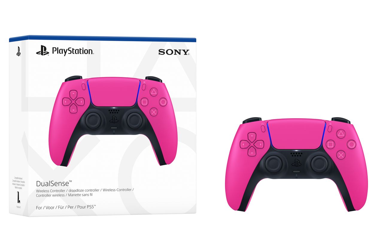 DualSense Wireless Controller Analog / Digital Gamepad für Android, MAC, PC, PlayStation PS5, iOS  (Pink) 