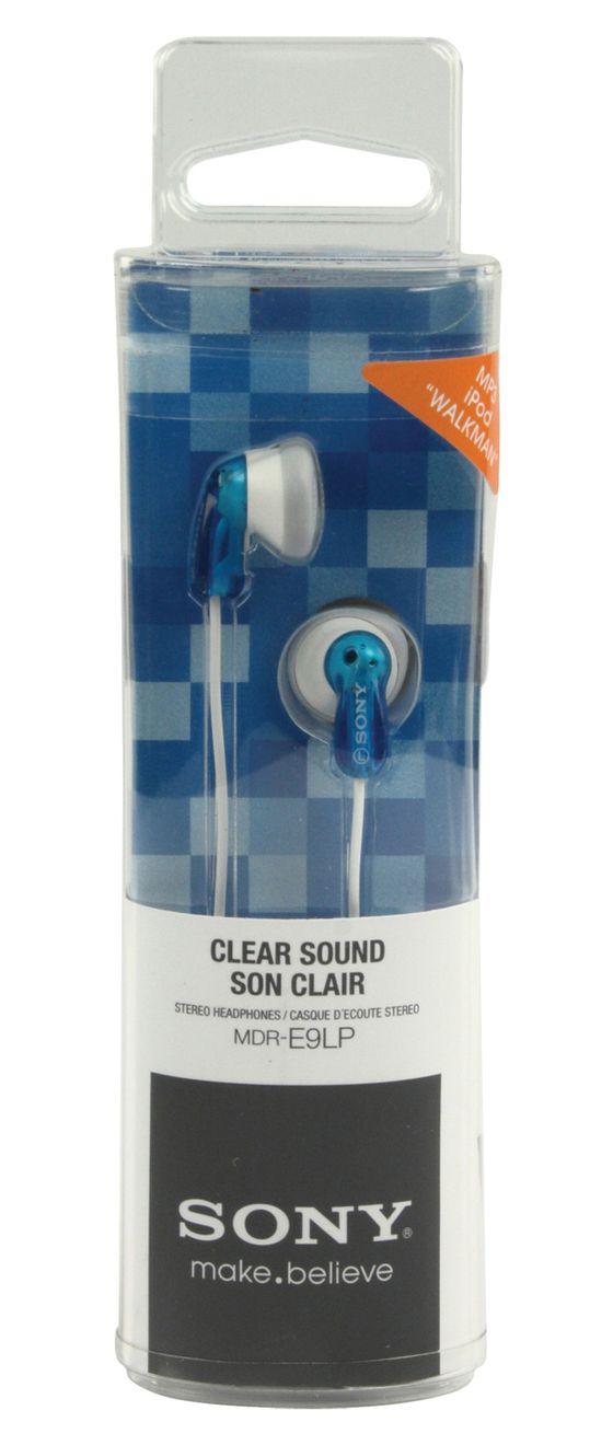MDR-E9LPL In-Ear Kopfhörer Kabelgebunden  (Blau, Weiß) 