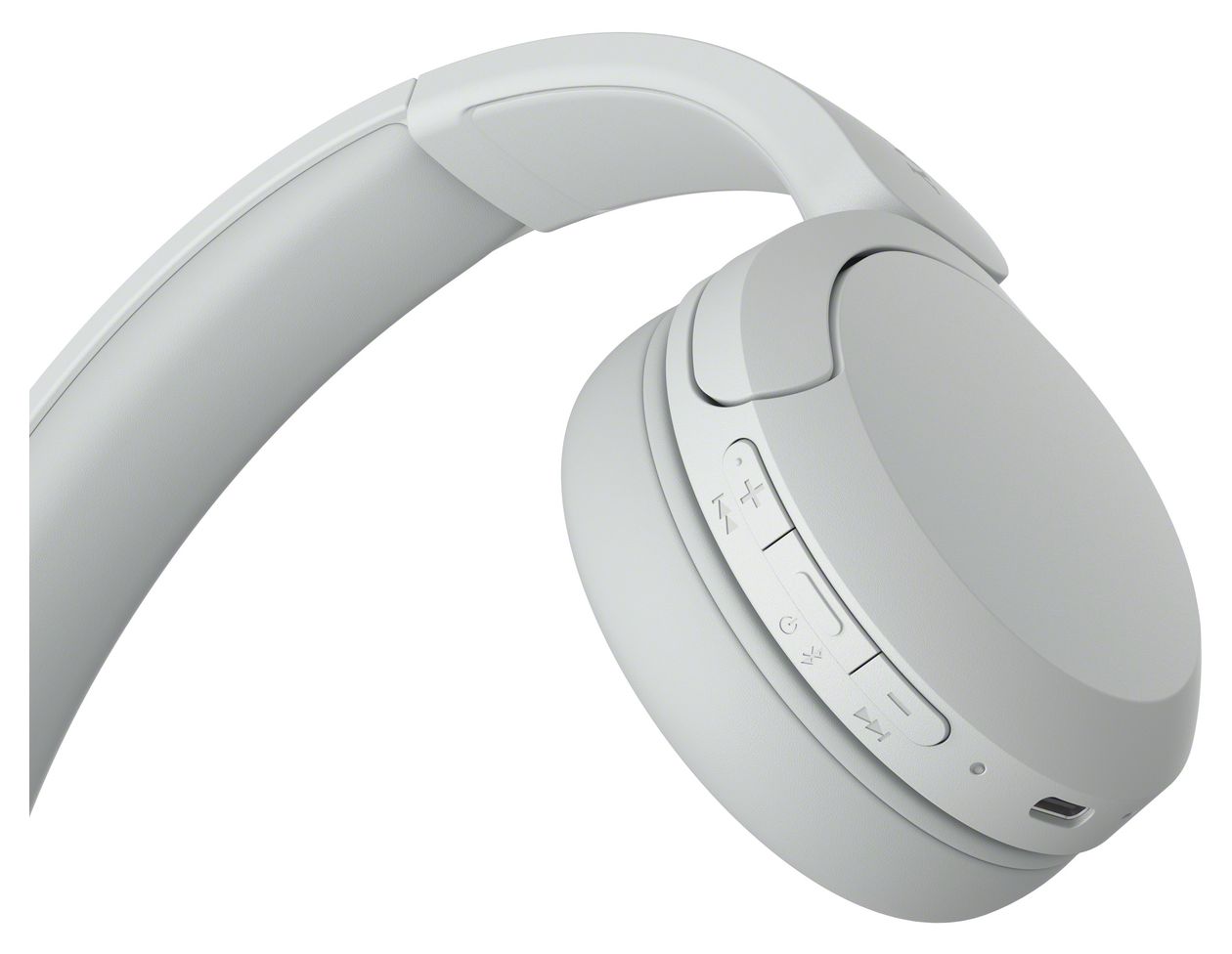 WH-CH520 Ohraufliegender Bluetooth Kopfhörer kabellos 50 h Laufzeit USB Typ-C  (Weiß) 