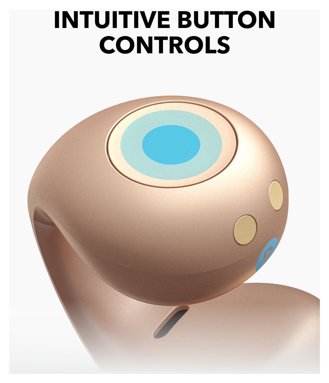 C40i Ohraufliegender Bluetooth Kopfhörer kabellos IPX4  (Bronze) 