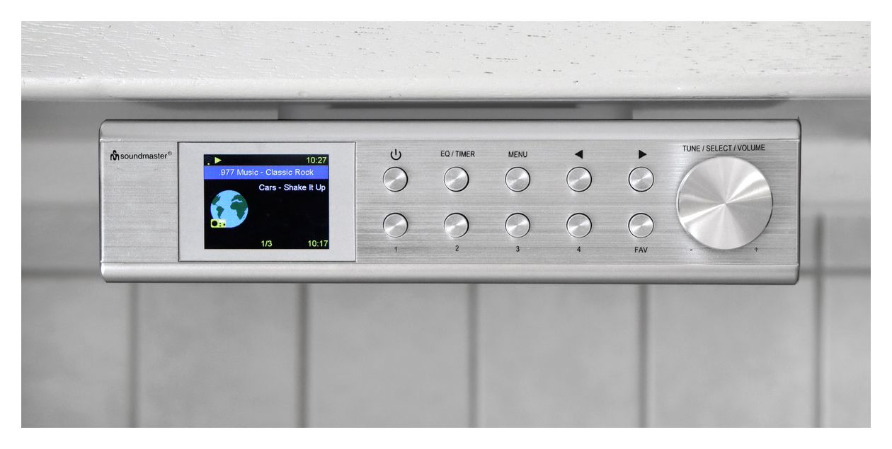 IR1500SI DAB+, FM, UKW Radio Internet  (Silber) 