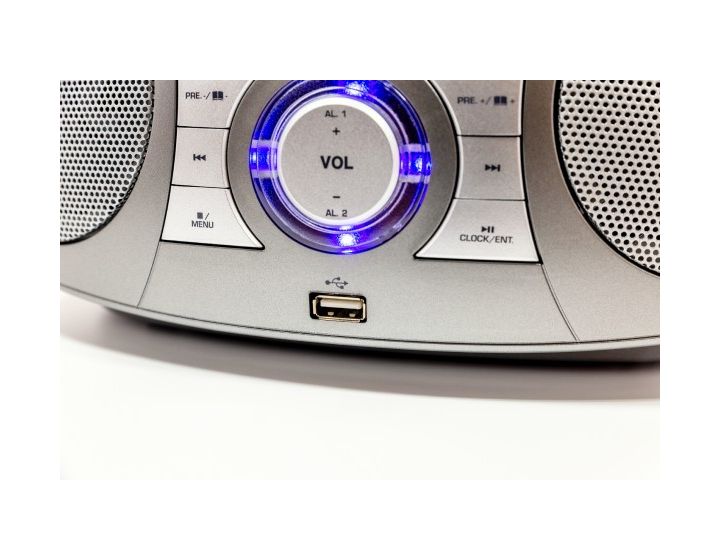 SCD1800TI Bluetooth DAB+, FM Radio Persönlich  (Silber) 