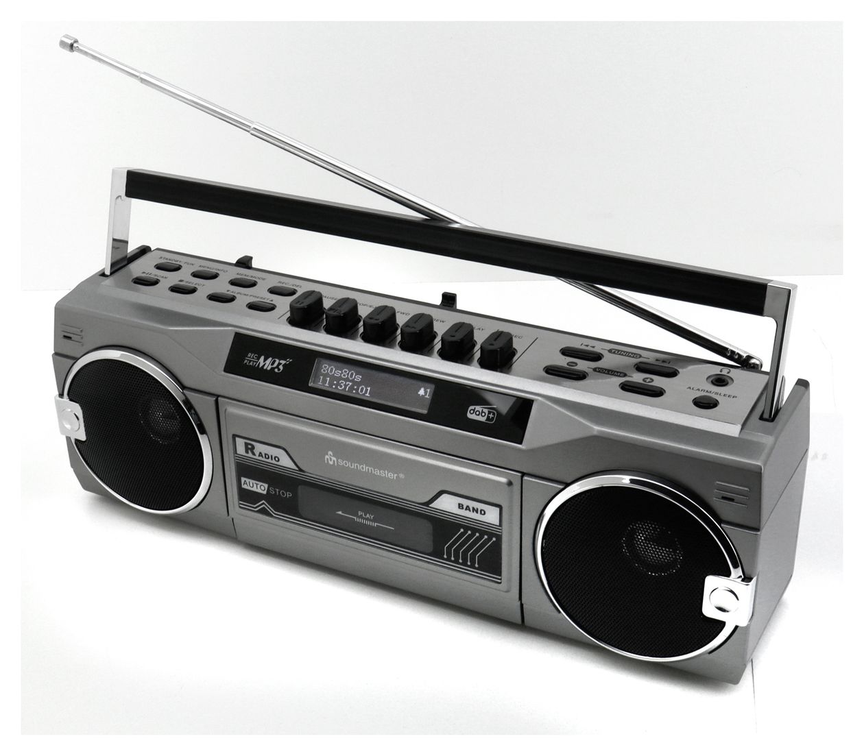 SRR80TI DAB+/UKW Radiokassettenrekorder Bluetooth 
