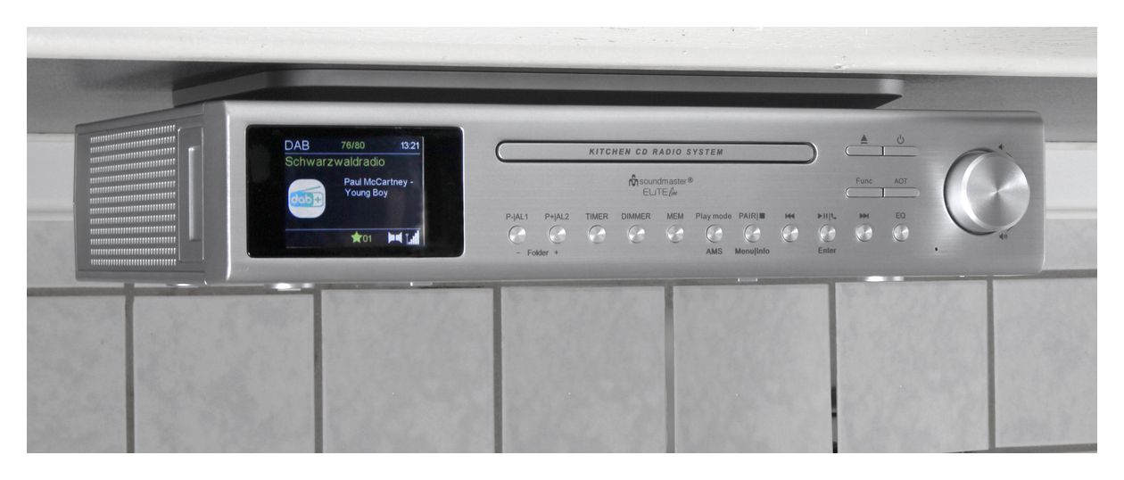 UR2180SI CD Player DAB+, FM Radio  (Silber) 
