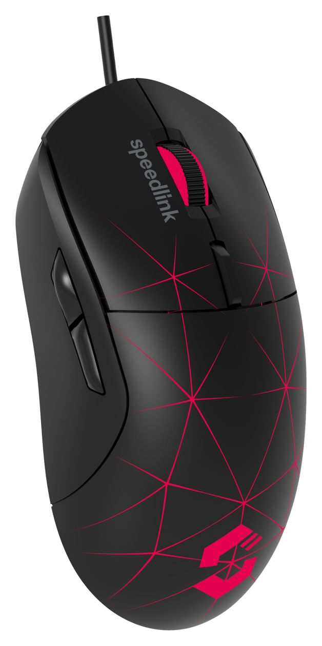 Corax 3200 DPI Gaming Maus Optisch  (Schwarz) 