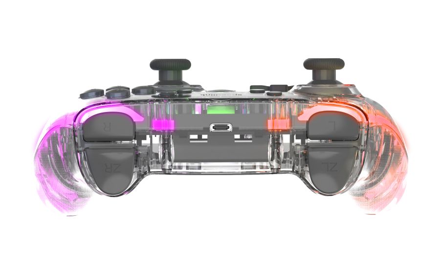 SL-650115-CR Rait NX Analog / Digital Gamepad für PC, Android, Nintendo Switch Lite, Nintendo Switch OLED, Playstation 3  (Transparent) 