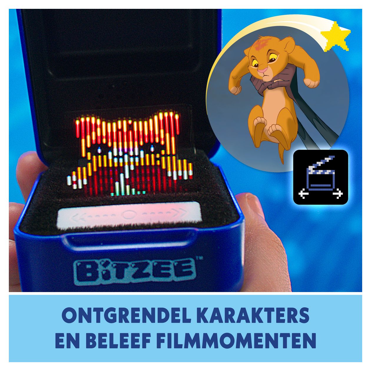 Bitzee Disney - Digitale Charaktere zum Anfassen, interaktives Spielzeug mit 30 virtuellen elektronischen Figuren, die auf Bewegung und Berührung reagieren 