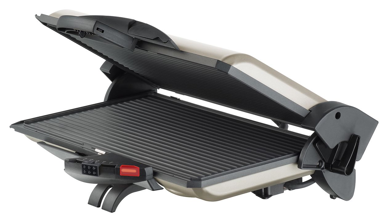 PG 4.4 Kontaktgrill 2000 W mit 370 x 230 mm Fläche  (Schwarz, Champagner) 