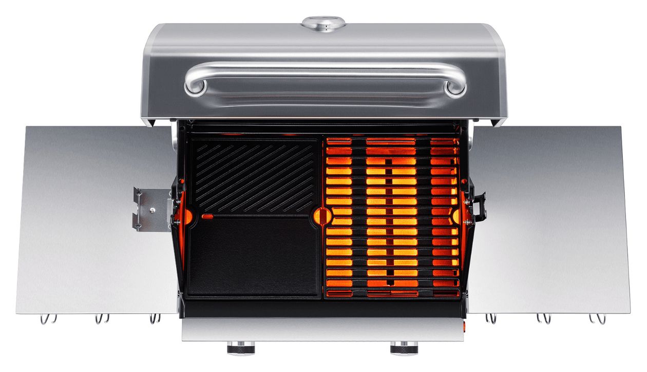 VG7000 Devils Choice Grillcenter 2800 W mit 540 x 320 mm Fläche  (Schwarz/Metallisch) 