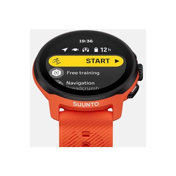 Run Digital 46 mm Smartwatch Rund 480 h  (Schwarz, Orange) 