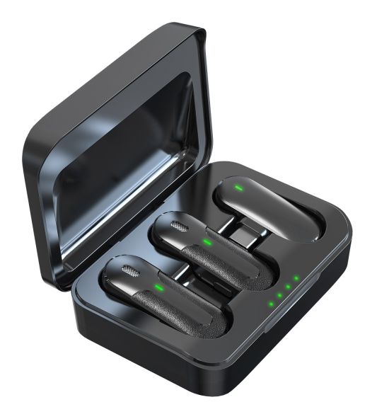 TX-301 Dual Wireless Mini Mikrofon Set  (Schwarz) 