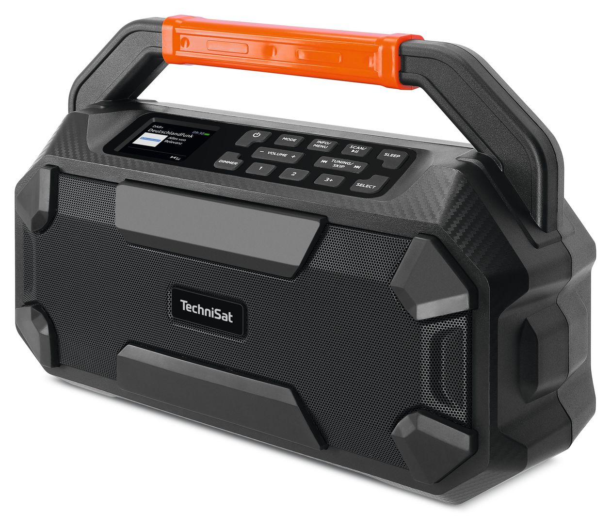 DigitRadio 231OD Bluetooth DAB+, FM Radio Tragbar IPX4  (Schwarz) 