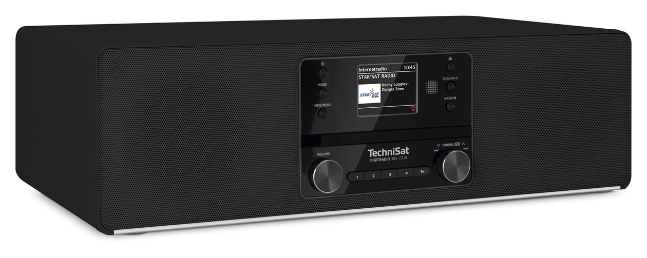 Digitradio 380CD IR Bluetooth DAB+, FM Radio Internet  (Schwarz) 