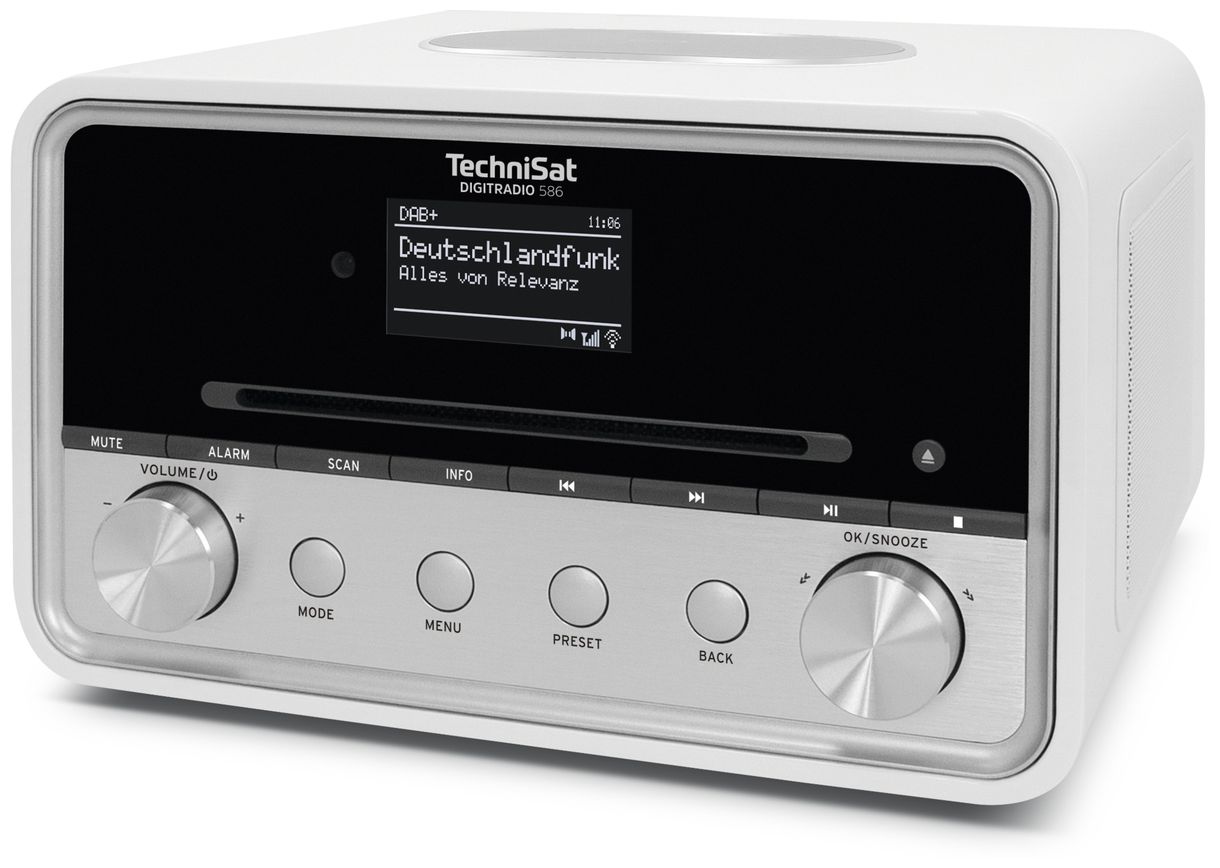 Digitradio 586 Bluetooth DAB+, FM Radio (Weiß) 