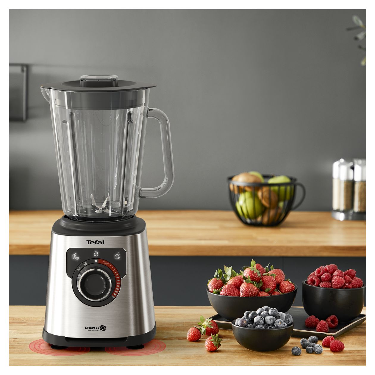 BL871D PerfectMix+ 1,5 l Standmixer 1200 W  (Edelstahl, Grau) 