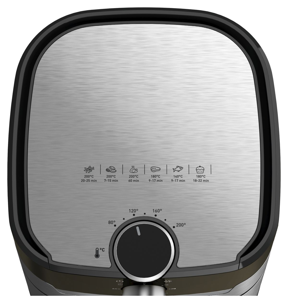EY501D Easy Fry & Grill Classic Heißluftfritteuse 4,2 l 1550 W  (Edelstahl) 